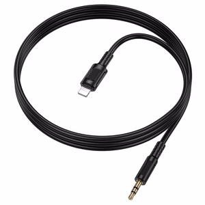 Borofone AUX laidas BL25 Nice - Lightning į jack 3,5mm - 1 metras juodas