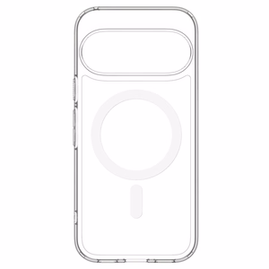 Spigen Ultra Hybrid Mag MagSafe dėklas Google Pixel 11 Pro XL – skaidrus ir baltas
