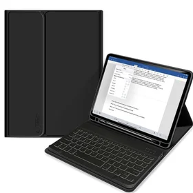 Tech-Protect SC Pen + Keyboard dėklas su klaviatūra iPad 10.9" 2022 - juodas