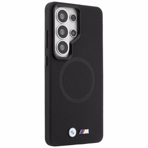 BMW M Metal Logo MagSafe dėklas Samsung Galaxy S26 Ultra, juodas
