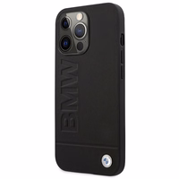 Dėklas telefonui BMW Signature Logo Imprint MagSafe iPhone 14 Pro Max - juodas