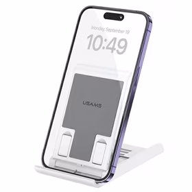 USAMS Sulankstomas stalinis stovas telefonui/planšetei baltas ZJ073ZJ02 (US-ZJ073)