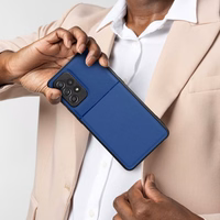 NOBLE dėklas telefonui SAMSUNG S21 FE - mėlynas