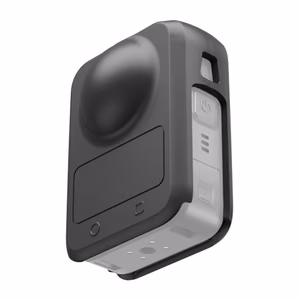 Silikoninis dėklas su objektyvo dangteliu PULUZ DJI Osmo 360 (juodas)