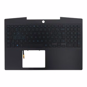 Klaviatūra su korpusu (palmrest) Dell G3 15 3590 / G5 15 5500 UK P0NG7 0P0NG7 (šviečianti)