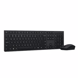 Lenovo Professional Wireless Rechargeable Combo Keyboard and Mouse Keyboard and Mouse Set Wireless Mouse included Bluetooth Estonian Rechargeable professional Grey