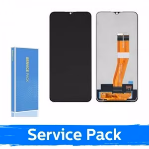 LCD дисплей для Samsung A035F A03 non-EU чёрный (Service Pack / Aftermarket, NF версия)