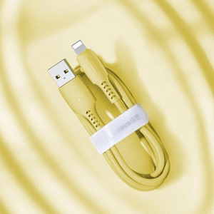 USB Кабель Baseus "Colorful" жёлтый Lightning 120cm