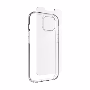 ZAGG IF Defense rinkinys dėklas iPhone 16e (2025) / 15 / 14 / 13 - Permatomas