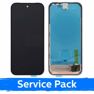 Ekranas skirtas Google Pixel 10A juodas su rėmeliu (Service Pack)