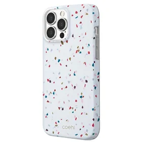 Uniq Coehl Terrazzo dėklas telefonui iPhone 13 Pro Max - balta