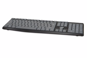 iBOX Eris USB klaviatūra, pilka/juoda