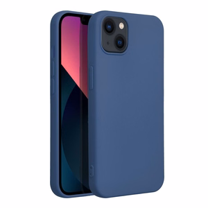 Silikoninis dėklas telefonui iPhone 13 mėlynas