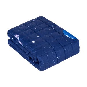 Утяжеленное сенсорное одеяло для детей, 100 x 150 см, 4 кг, космический рисунок