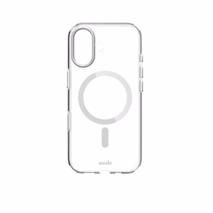 Moshi iGlaze MagSafe dėklas, skirtas iPhone 17, „Luna Silver“ spalvos