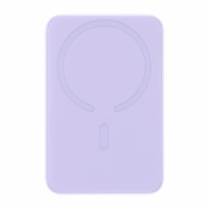 Maitinimo baterija "Baseus Magnetic Mini" 10000 mAh, USB-C 20W MagSafe (violetinė)