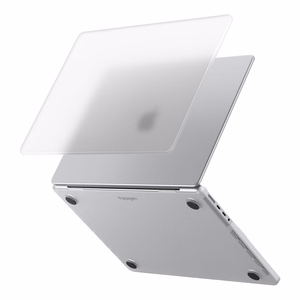 Spigen AirSkin dėklas, skirtas MacBook Pro 16" 2021 / 2023 / 2024 / 2025 / 2026 – skaidrus matinis
