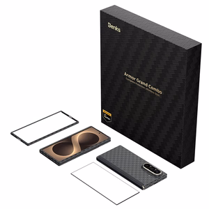 Benks Magnetic Armor Grid Air Grand Combo dėklas (C.K.FL.SA.BK.0051), skirtas Samsung Galaxy Z Fold 8 Ultra, juodas