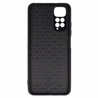 Tel Protect CARBON dėklas telefonui Xiaomi Redmi Note 11 Pro/Note 11 Pro 5G juodas su raudona juostele