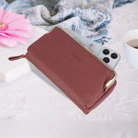 Megztas krepšys telefonui GCW18 šviesiai rožinis