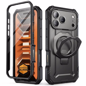 Supcase Grip Pro Mag MagSafe dėklas iPhone 18 Pro / 17 Pro – juodas