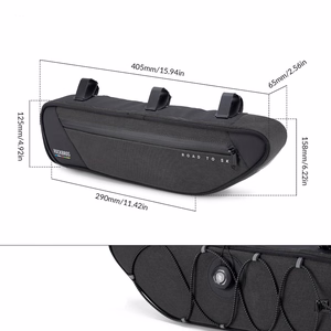 Rockbros TL003 ROAD TO SKY 2L Frame Bag Waterproof - Black