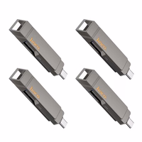HOCO USB atmintukas USB A + USB C UD15 128GB USB3.2