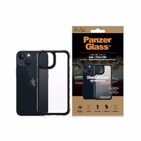 PanzerGlass ClearCase iPhone 13 Mini 5.4" juodas Antibacterial Military grade SilverBullet 0318