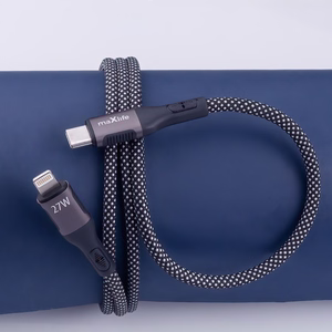 Maxlife MXUC-11 магнитный кабель USB-C - Lightning 1,0 m 27W черный нейлон