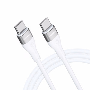 Wozinsky WSTCC2 кабель USB-C USB-C PD 65W 2м - белый