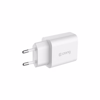Crong USB-C Travel įkroviklis – USB-C Power Delivery 20W tinklo įkroviklis (baltas)