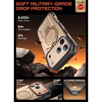 Supcase UB Grip Pro Mag MagSafe dėklas telefonui iPhone 17 Pro Max - auksinis