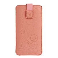 WONDER Deko dėklas (Dydis XXL) Samsung S25 Ultra/S24 Ultra/M35/M23/A16 5G/Xiaomi Redmi 14C persikinis