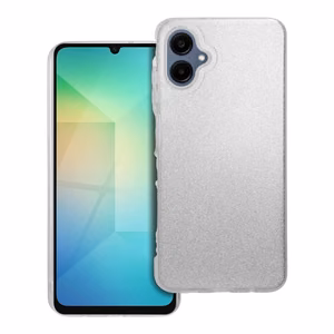 SHINING dėklas telefonui SAMSUNG A06 4G sidabrinis