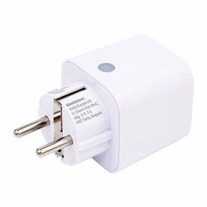 "Shelly Plug PM Gen3 Matter 13A" išmanusis kištukinis lizdas, baltos spalvos