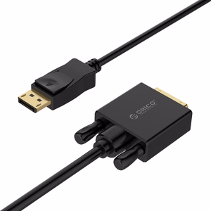 Orico XD-DTD DisplayPort–DVI, 4K laidas, 3 m – juodas