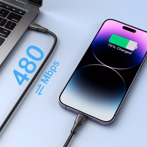 Joyroom Surpass Series A11 Lightning / USB-C 20W 0.25 m kabelis - juodas