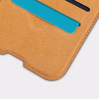 Nillkin Qin dėklas Xiaomi Redmi Note 11 Pro+ (Kinija) / Redmi Note 11 Pro (Kinija) / Mi11i HyperCharge kameros apsauga dėklas atverčiamas dėklas juodas