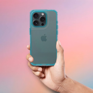 MATRIX skaidrus dėklas telefonui IPHONE 15 Pro Max žalias