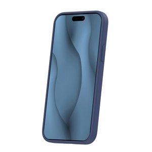 Silikoninis Thin Mag dėklas for iPhone 12 / 12 Pro 6,1" tamsiai mėlynas