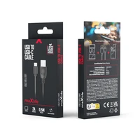 Maxlife kabelis USB - USB-C 0,5 m 2A juodas