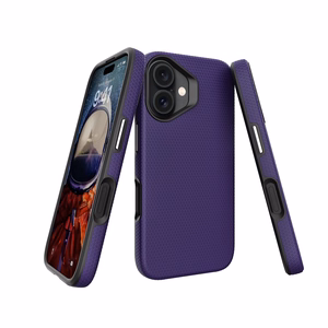 Dėklas Perfectionists Triangle Mag Case Apple iPhone 15 violetinis