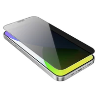 Borofone apsauginis stiklas BF7 Diamond Armor pilnas ekranas Anti-spy Iphone 12/12 Pro - 10 vienetų