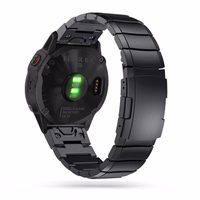TECH-PROTECT STEELBAND GARMIN FENIX 3 / 5X / 3HR / 5X PLUS / 6X / 6X PRO / 7X juodas