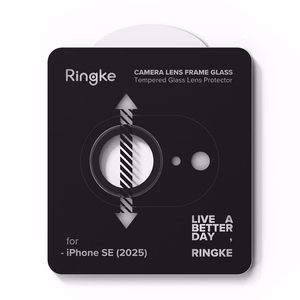 Ringke Camera Frame apsauginis stiklas 2 vnt. iPhone 16e - juoda