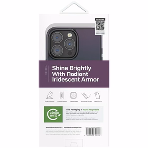 Uniq Iridescia Magclick įkrovimo dėklas iPhone 16 Pro Max – juodas