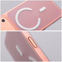 Dėklas GO ORANGE suderinamas su MagSafe skirtas IPHONE 17 skaidrus