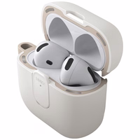 Uniq Clyde Lock dėklas AirPods 4 - smėlio
