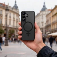 Dėklas Reach Matte MagSafe Samsung S942 S26 Pro juodas