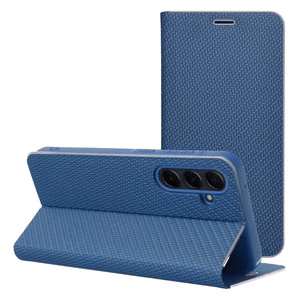 Флип-чехол для Samsung A36 5G Luna Book Carbon синий